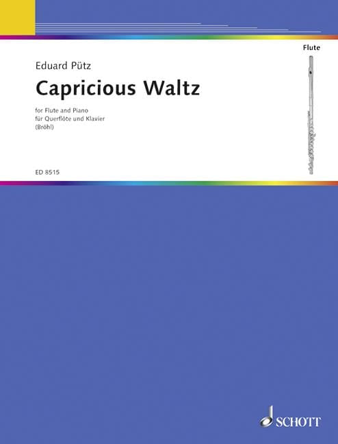 Capricious Waltz 愛德華．普茨 圓舞曲 長笛加鋼琴 朔特版 | 小雅音樂 Hsiaoya Music