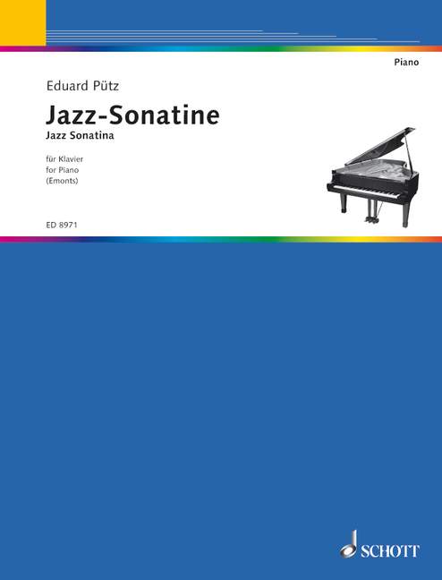 Jazz Sonatina 愛德華．普茨 爵士音樂小奏鳴曲 鋼琴獨奏 朔特版 | 小雅音樂 Hsiaoya Music