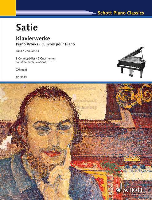 Piano Works Vol. 1 3 Gymnopédies · 6 Gnossiennes · Sonatine bureaucratique 薩悌 鋼琴 裸體戰士舞吉諾佩迪 小奏鳴曲 鋼琴獨奏 朔特版 | 小雅音樂 Hsiaoya Music