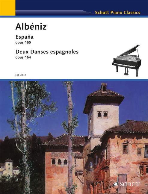 España / Deux Danses espagnoles op. 164 and 165 Six Feuilles d'Album 阿爾貝尼士 西班牙狂想曲 鋼琴獨奏 朔特版 | 小雅音樂 Hsiaoya Music