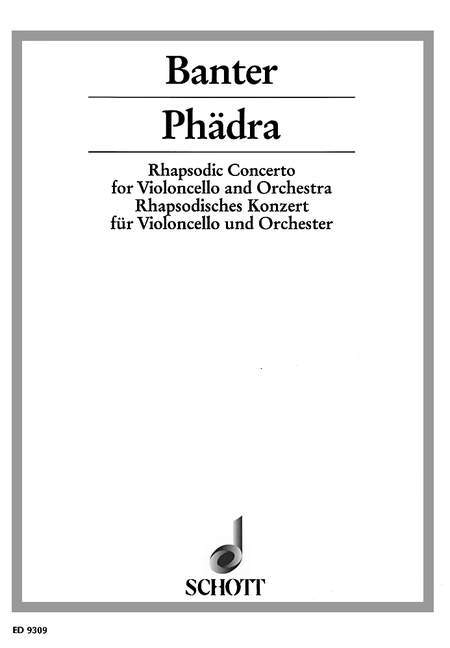 Phädra Rhapsodisches Konzert 大提琴加管弦樂團 朔特版 | 小雅音樂 Hsiaoya Music