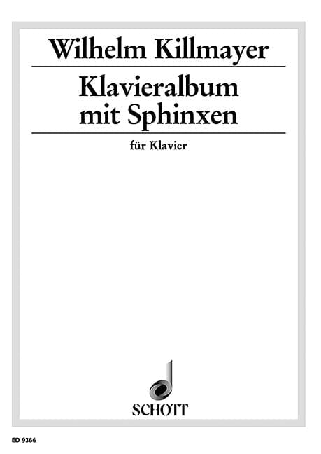 Klavieralbum mit Sphinxen für Schumann und Walser 鋼琴獨奏 朔特版 | 小雅音樂 Hsiaoya Music