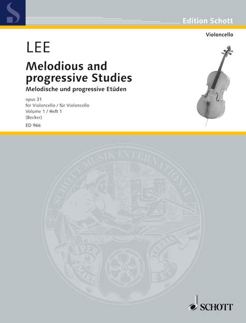 Melodious and progressive Studies op. 31 Heft 1 李瑟．巴斯提安 旋律練習曲 大提琴練習曲 朔特版 | 小雅音樂 Hsiaoya Music