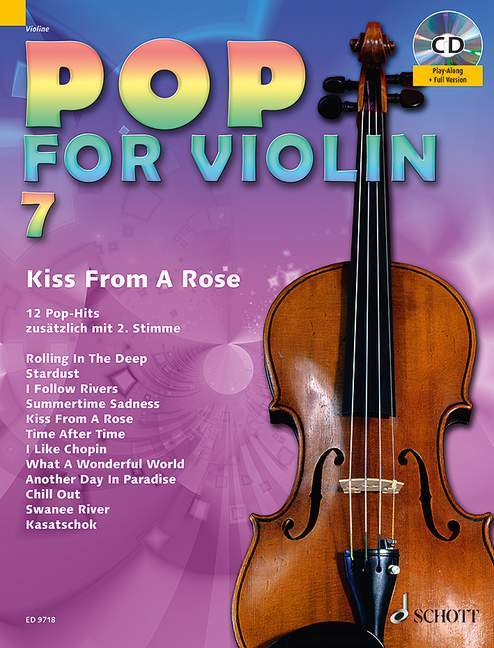 Pop for Violin Band 7 Kiss From A Rose 流行音樂小提琴 小提琴獨奏 朔特版 | 小雅音樂 Hsiaoya Music