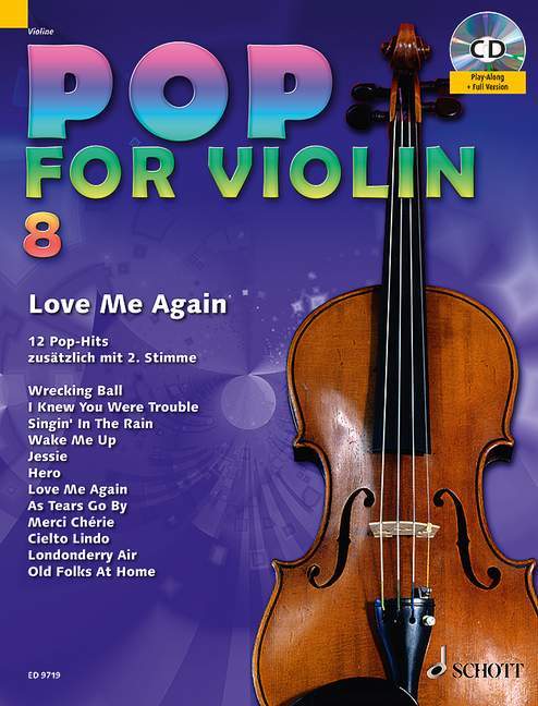 Pop for Violin Band 8 Love Me Again 流行音樂小提琴 小提琴獨奏 朔特版 | 小雅音樂 Hsiaoya Music