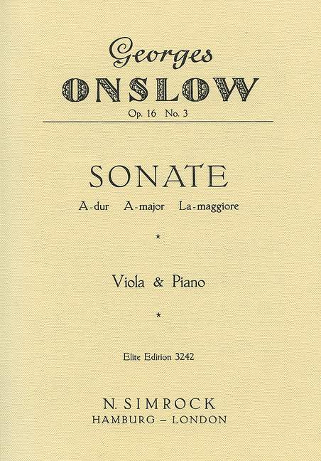 Sonata in A Major op. 16/3 奏鳴曲 大調 中提琴加鋼琴 | 小雅音樂 Hsiaoya Music