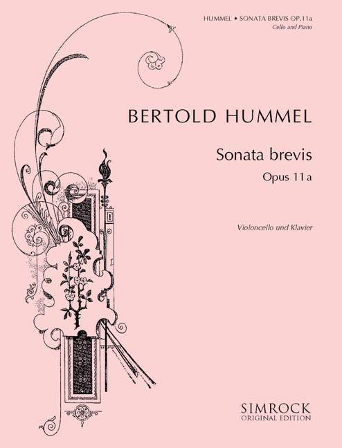 Sonata brevis 胡麥爾．貝托爾德 奏鳴曲 大提琴加鋼琴 | 小雅音樂 Hsiaoya Music
