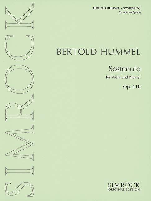 Sostenuto op. 11b 胡麥爾．貝托爾德 中提琴加鋼琴 | 小雅音樂 Hsiaoya Music