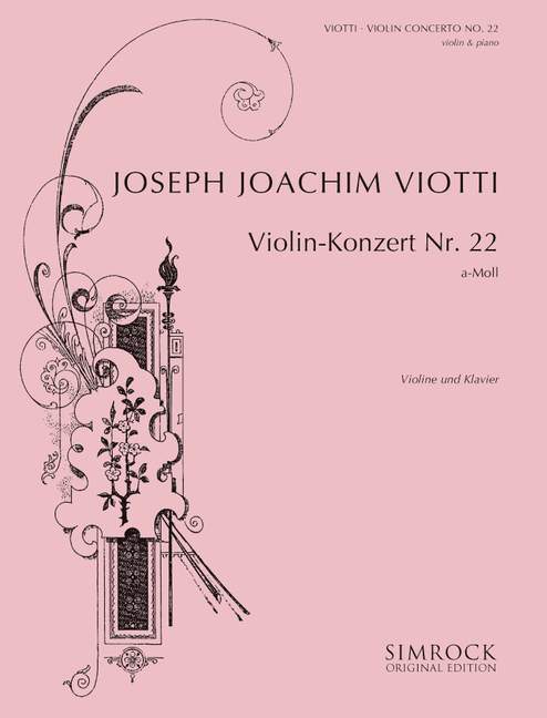 Violin Concerto No. 22 in A Minor 韋歐第 小提琴協奏曲 小調 小提琴加鋼琴 | 小雅音樂 Hsiaoya Music