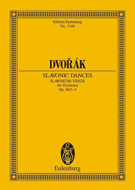 Slavonic Dances op. 46/1-4 B 83 德弗札克 斯拉夫舞曲 總譜 歐伊倫堡版 | 小雅音樂 Hsiaoya Music