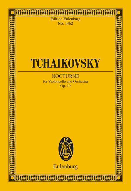 Nocturne op. 19 CW 349 No. 4 for piano in Tchaikovsky's own arrangement for cello and string orchestra 柴科夫斯基．彼得 夜曲 大提琴加管弦樂團 歐伊倫堡版 | 小雅音樂 Hsiaoya Music
