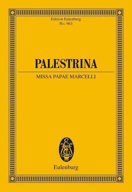 Missa Papae Marcelli 帕勒斯特利納 總譜 歐伊倫堡版 | 小雅音樂 Hsiaoya Music