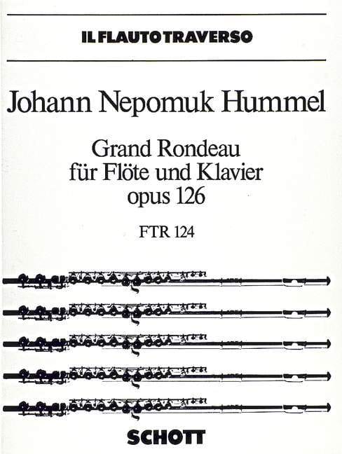 Grand Rondeau op. 126 胡麥爾．約翰 輪旋曲 長笛加鋼琴 朔特版 | 小雅音樂 Hsiaoya Music