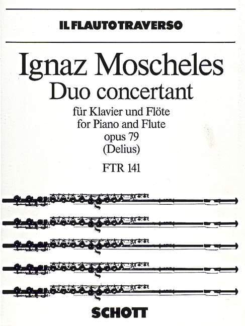 Duo Concertant op. 79 莫謝萊斯 二重奏 長笛加鋼琴 朔特版 | 小雅音樂 Hsiaoya Music