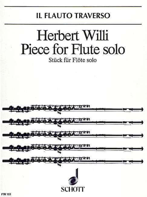 Piece for Flute Solo 小品長笛 長笛獨奏 朔特版 | 小雅音樂 Hsiaoya Music