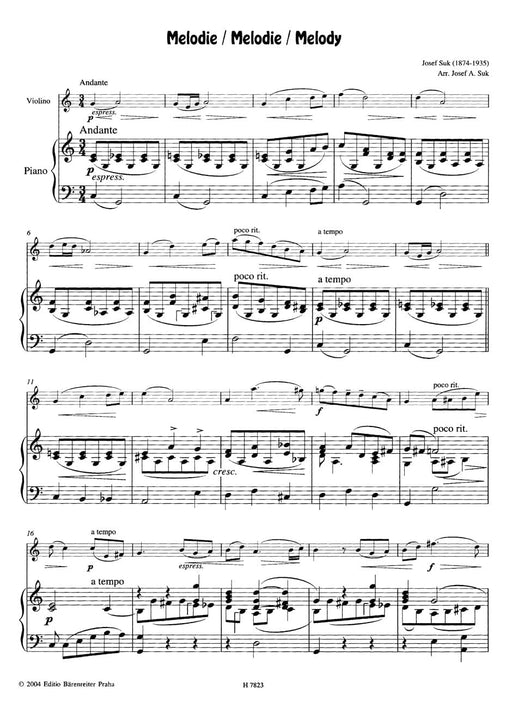 Kompositionen -für Violine und Klavier- 蘇克 小提琴 騎熊士版 | 小雅音樂 Hsiaoya Music