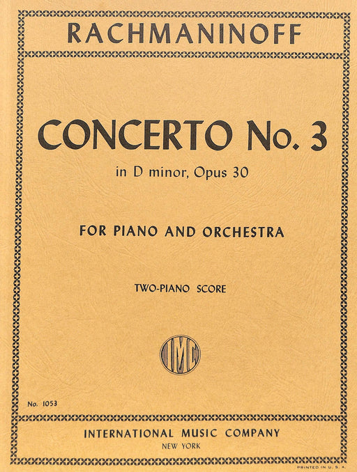 Concerto No. 3 in D minor, Opus 30 for Piano & Orchestra 拉赫瑪尼諾夫 協奏曲 小調作品 鋼琴管弦樂團 雙鋼琴 國際版 | 小雅音樂 Hsiaoya Music