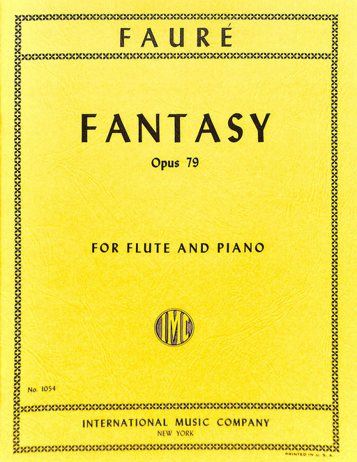 Fantasy, Opus 79 佛瑞 幻想曲作品 長笛 (含鋼琴伴奏) 國際版 | 小雅音樂 Hsiaoya Music