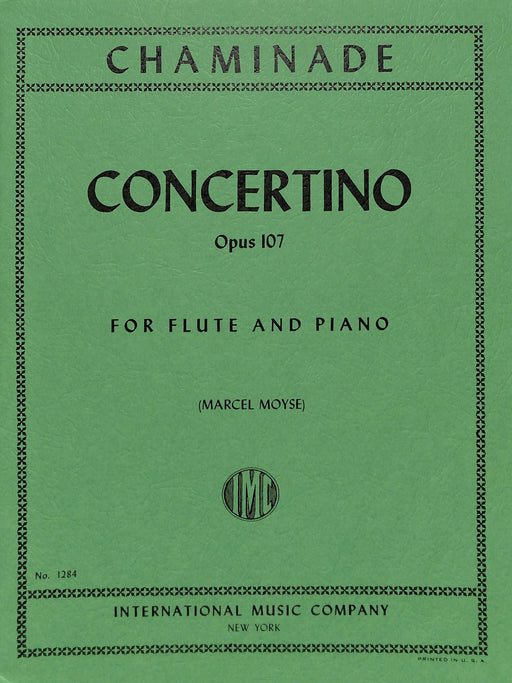 Concertino, Opus 107 小協奏曲作品 長笛 (含鋼琴伴奏) 國際版 | 小雅音樂 Hsiaoya Music