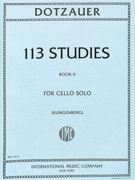 113 Studies in Four Volumes - Volume II 多曹兒 練習曲 大提琴獨奏 國際版 | 小雅音樂 Hsiaoya Music
