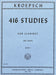 416 Studies: Volume I 練習曲 豎笛獨奏 國際版 | 小雅音樂 Hsiaoya Music