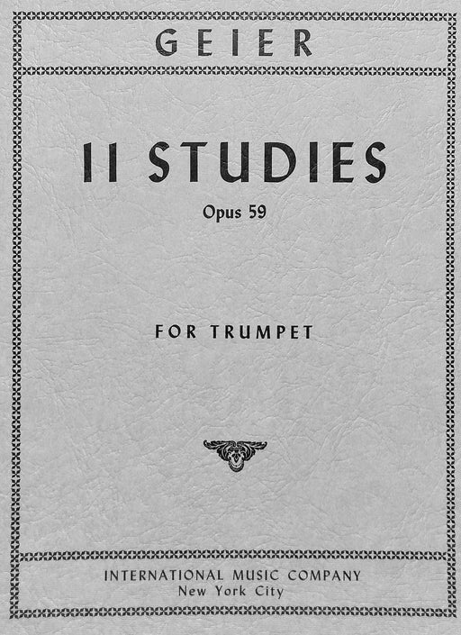 11 Studies, Opus 59 練習曲 小號獨奏 國際版 | 小雅音樂 Hsiaoya Music