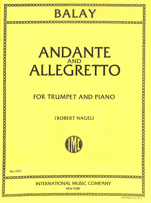 Andante and Allegretto 行板 小號 (含鋼琴伴奏) 國際版 | 小雅音樂 Hsiaoya Music