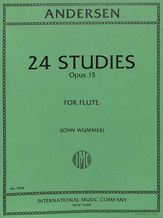 24 Studies, Opus 15 練習曲 長笛獨奏 國際版 | 小雅音樂 Hsiaoya Music