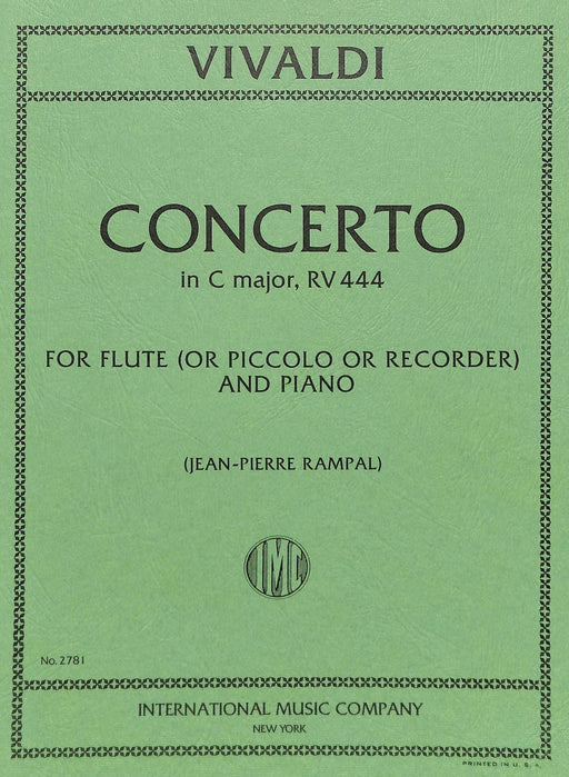 Concerto in C Major, RV 444, Piccolo (Recorder) 韋瓦第 協奏曲 大調 短笛 長笛 (含鋼琴伴奏) 國際版 | 小雅音樂 Hsiaoya Music