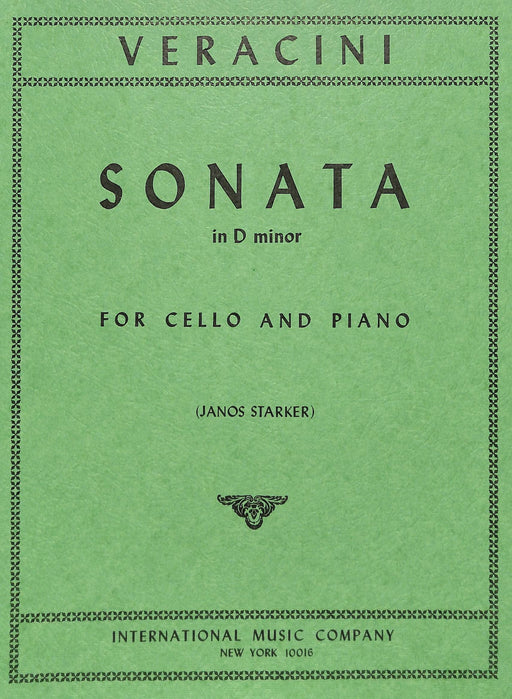 Sonata in D minor 魏拉契尼 奏鳴曲 小調 大提琴 (含鋼琴伴奏) 國際版 | 小雅音樂 Hsiaoya Music