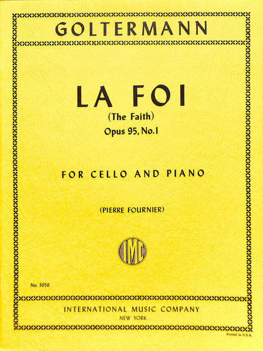 La Foi (The Faith), Opus 95, No. 1 作品 大提琴 (含鋼琴伴奏) 國際版 | 小雅音樂 Hsiaoya Music