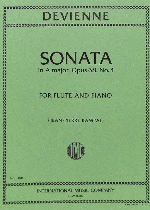 Sonata in A Major, Opus 68, No. 4 戴維安 奏鳴曲 大調作品 長笛 (含鋼琴伴奏) 國際版 | 小雅音樂 Hsiaoya Music