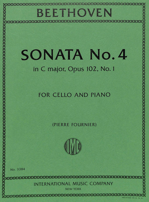 Sonata No. 4 in C minor, Opus 102, No. 1 貝多芬 奏鳴曲 小調作品 大提琴 (含鋼琴伴奏) 國際版 | 小雅音樂 Hsiaoya Music