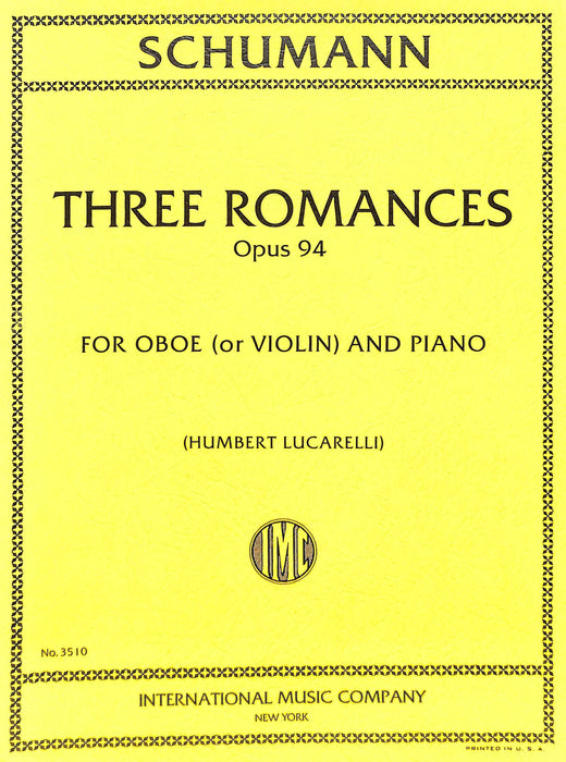 Three Romances Op.94 | 小雅音樂 Hsiaoya Music