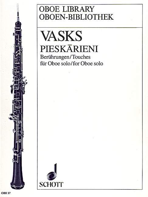 Pieskarieni (Touches) 瓦斯克斯 雙簧管獨奏 朔特版 | 小雅音樂 Hsiaoya Music