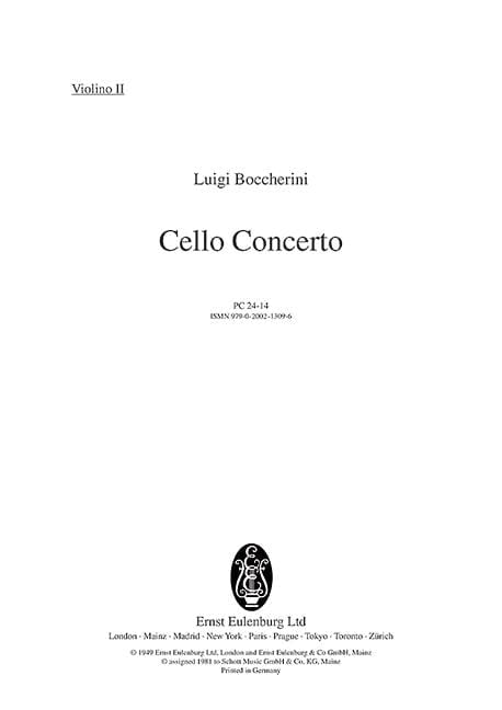 Concerto Bb Major G 482 玻凱利尼 協奏曲大調 大提琴加管弦樂團 歐伊倫堡版 | 小雅音樂 Hsiaoya Music