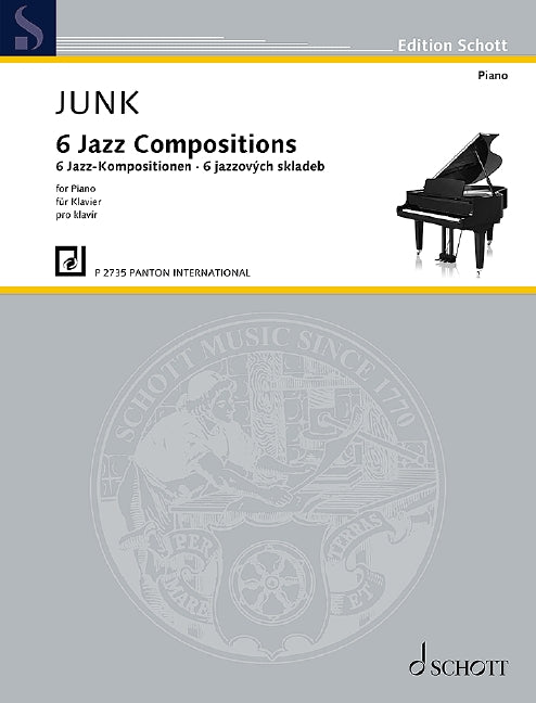6 Jazz Compostions 爵士音樂 鋼琴獨奏 朔特版 | 小雅音樂 Hsiaoya Music