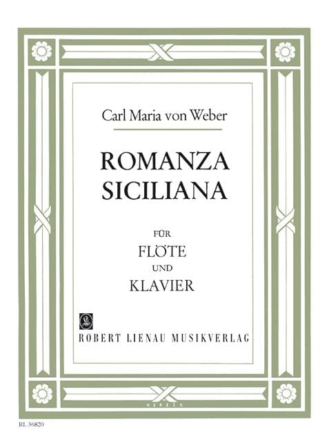 Romanza Siciliana G minor op. posth. 韋伯．卡爾 小調 長笛加鋼琴 | 小雅音樂 Hsiaoya Music