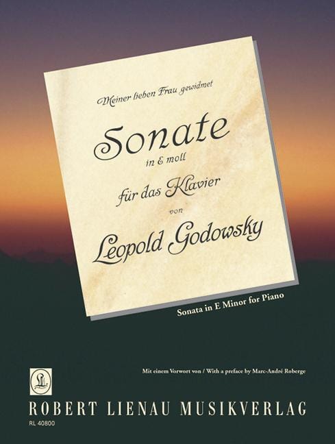Sonata E minor Reprint of the first edition from 1911 郭多夫斯基 奏鳴曲小調 鋼琴獨奏 | 小雅音樂 Hsiaoya Music