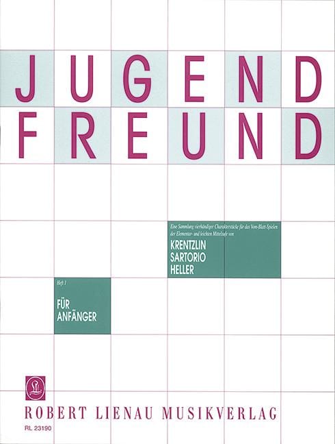 Jugendfreund (Friend of the Young Player) Heft 1 A collection of easy character pieces 特性曲 鋼琴練習曲 | 小雅音樂 Hsiaoya Music