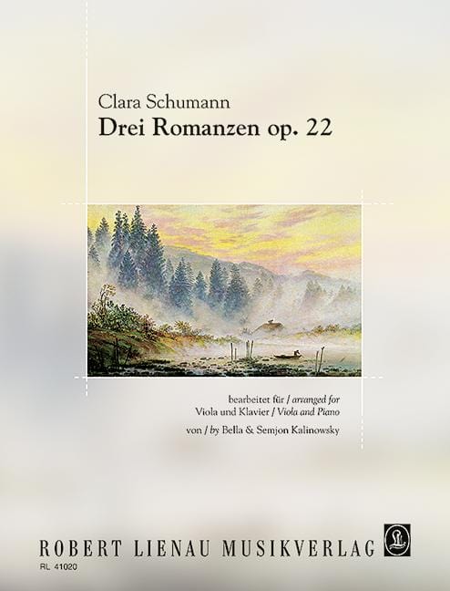 Three Romances op. 22 舒曼．克拉拉 浪漫曲 中提琴加鋼琴 | 小雅音樂 Hsiaoya Music