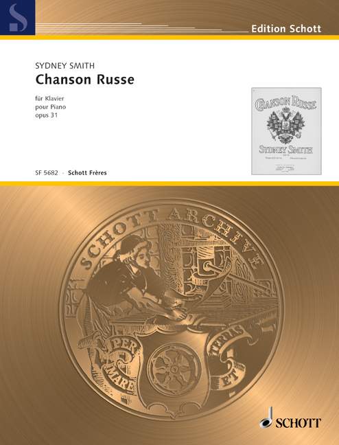 Chanson Russe op. 31 鋼琴獨奏 朔特版 | 小雅音樂 Hsiaoya Music