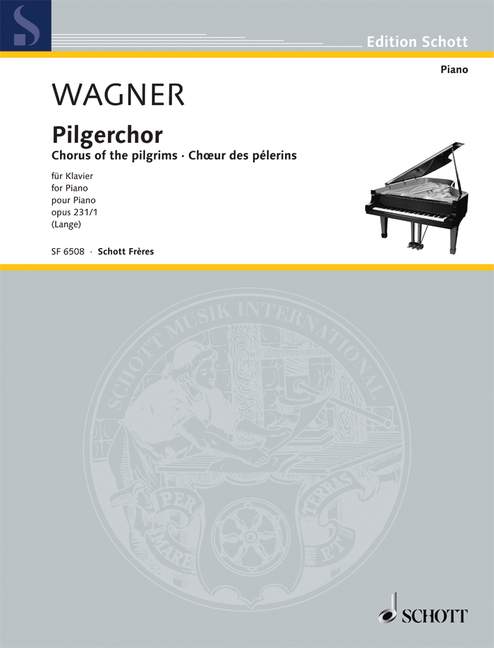Chorus of the pilgrims op. 231/1 WWV 70 from the opera Tannhäuser 華格納．理查 合唱 歌劇唐懷瑟 鋼琴獨奏 朔特版 | 小雅音樂 Hsiaoya Music