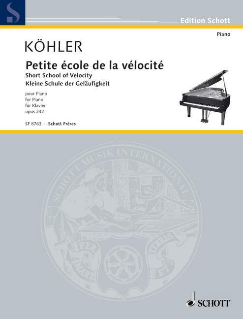 Petite école de la vélocité op. 242 Short School of Velocity 鋼琴練習曲 朔特版 | 小雅音樂 Hsiaoya Music