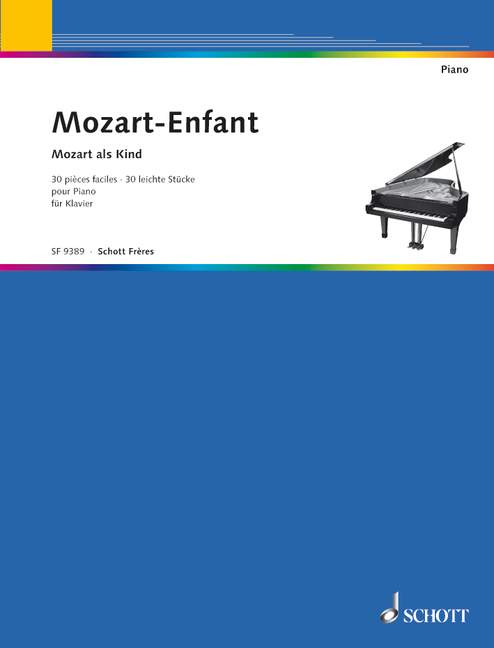 Mozart-Enfant 30 pièces faciles 鋼琴獨奏 朔特版 | 小雅音樂 Hsiaoya Music
