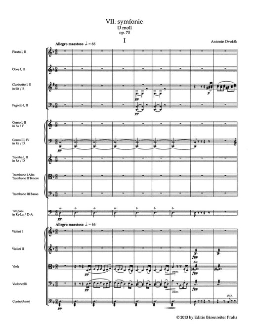 Symphony Nr. 7 in D minor op. 70 德弗札克 交響曲 騎熊士版 | 小雅音樂 Hsiaoya Music