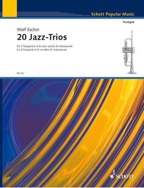 20 Jazz-Trios 爵士音樂三重奏 小號獨奏 朔特版 | 小雅音樂 Hsiaoya Music