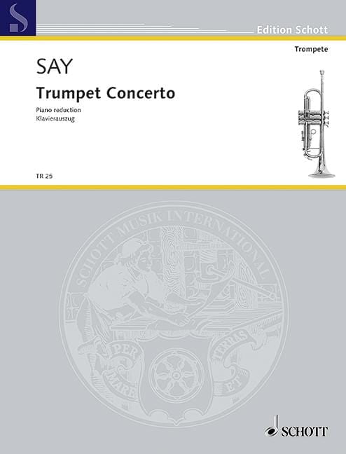 Trumpet Concerto op. 31 Piano reduction by the composer 賽伊．法佐 小號協奏曲 鋼琴 作曲家 小號 1把以上加鋼琴 朔特版 | 小雅音樂 Hsiaoya Music