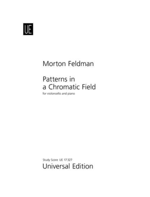 Patterns in a Chromatic Field 費德曼 總譜 環球版 | 小雅音樂 Hsiaoya Music