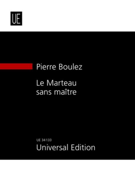 Le Marteau sans maître Poèmes de Renè Char 無主之槌詩曲 總譜 環球版 | 小雅音樂 Hsiaoya Music